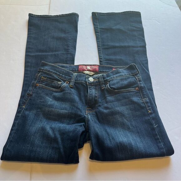 Lucky Brand Women's Blue Jeans Sofia Boot Size 2/26 Ankle - Picture 1 of 10